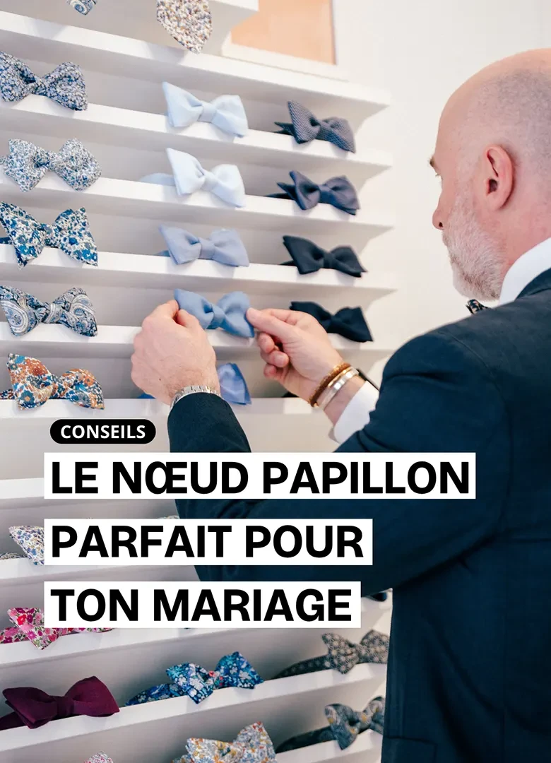 quel noeud papillon mariage couv reel