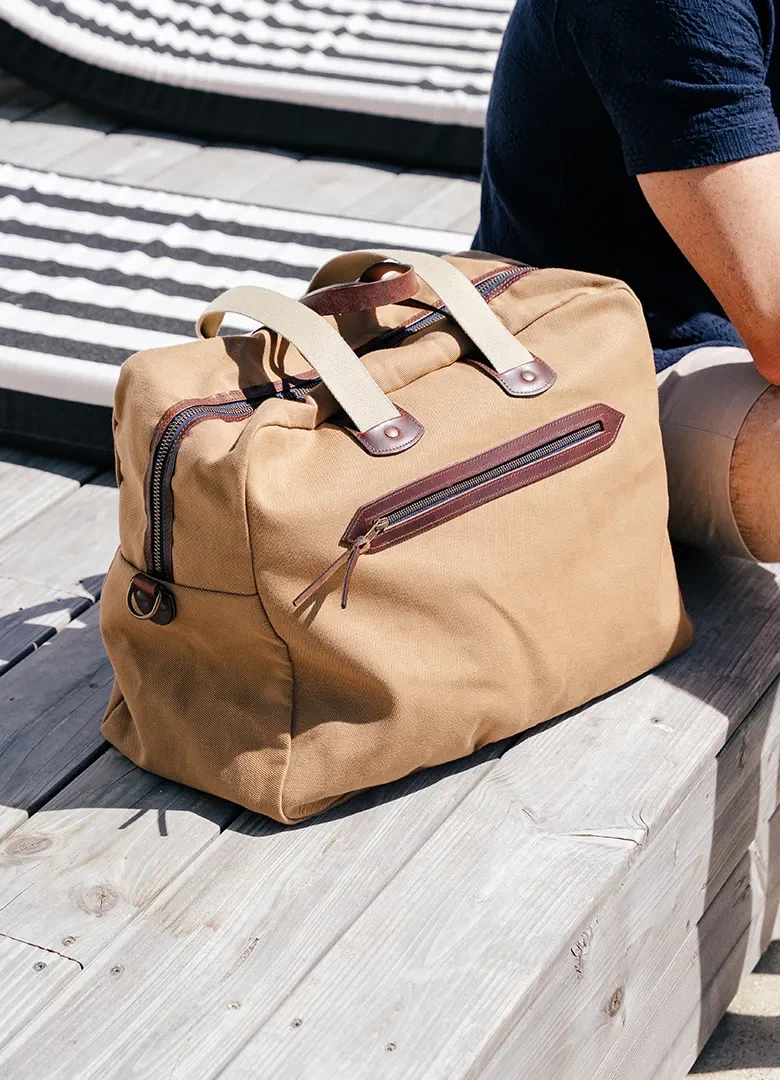 sac en toile bleu de chauffe made in france weekend