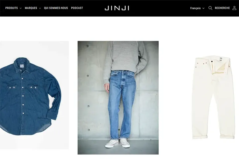 Jinji, boutique parisienne de workwear et de vêtements vintage japonais