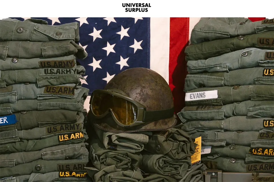 Universal Surplus, boutique de vêtements militaires vintage et workwear
