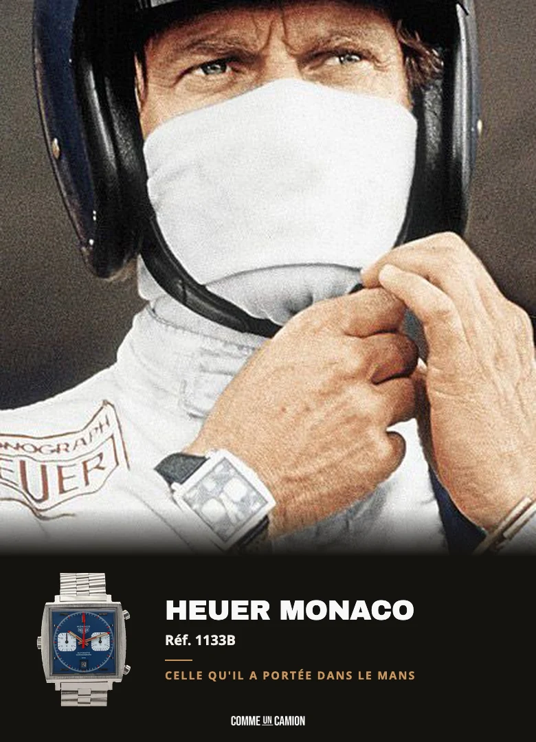 Montres Steve McQueen Heuer Monaco