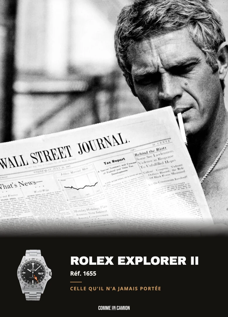 Montres Steve McQueen Rolex explorer II