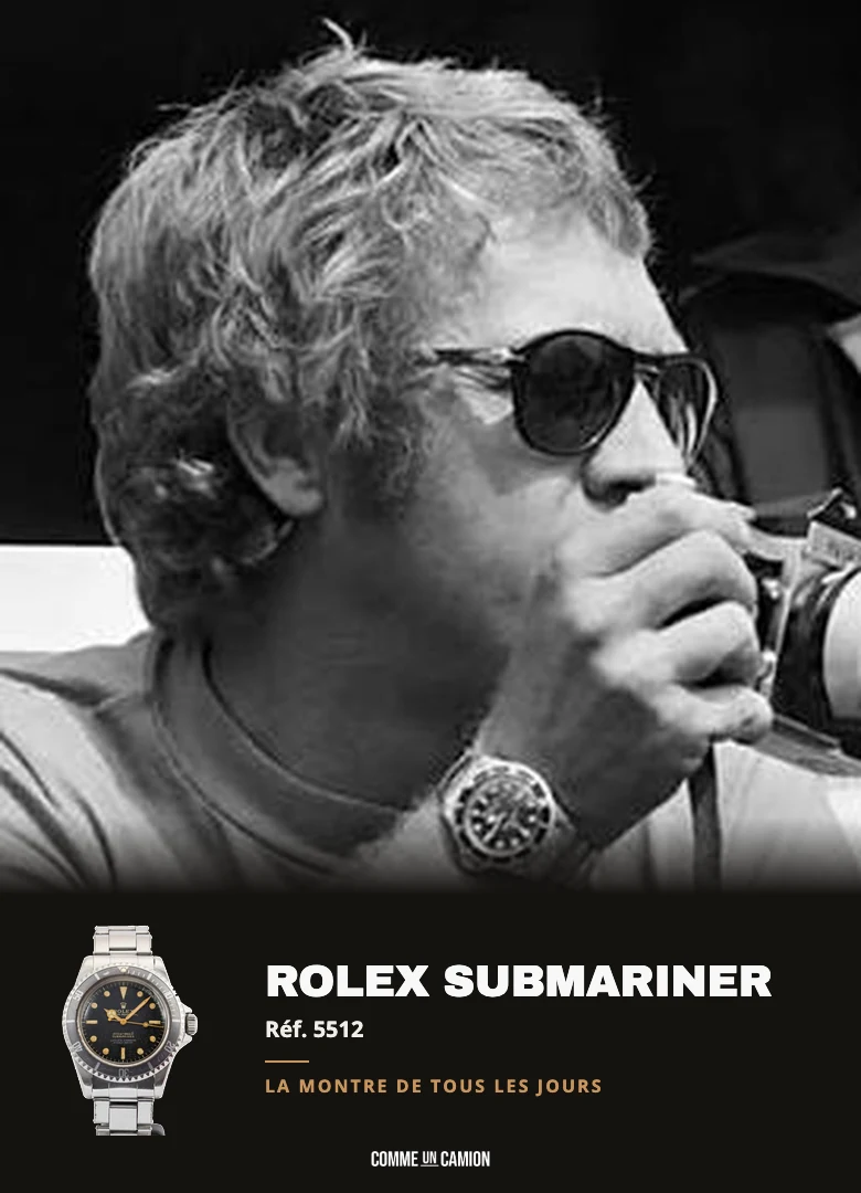 Montres Steve McQueen Rolex Submariner