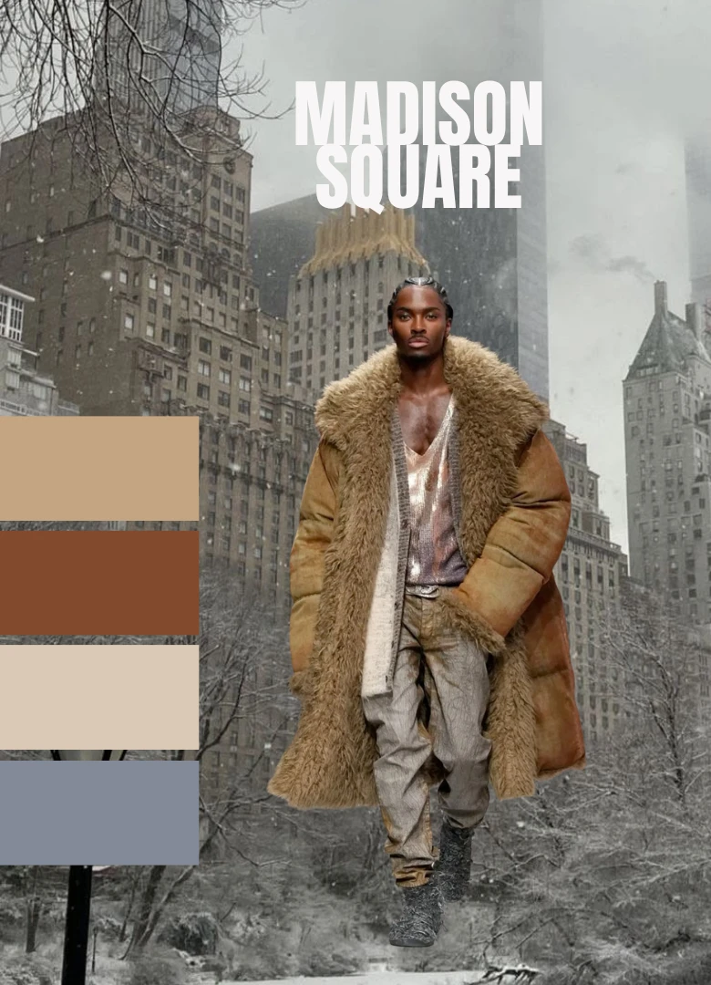 tendances mode masculine automne hiver 2026 2027 madison square couleurs