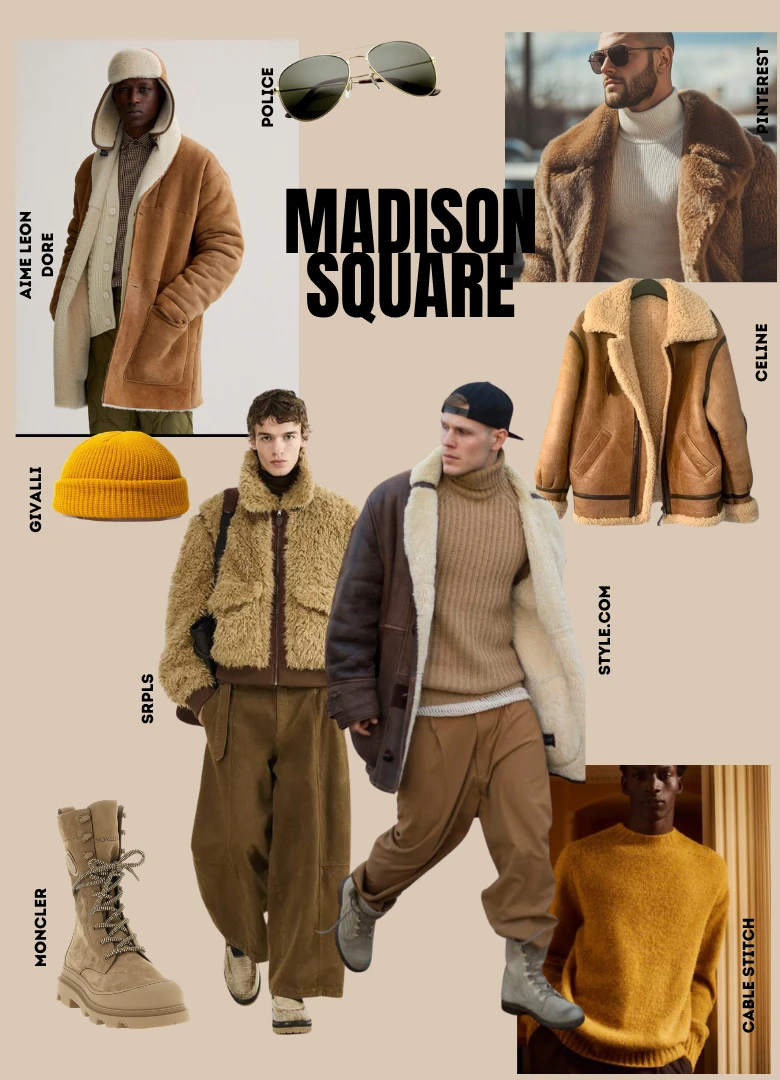 tendances mode masculine automne hiver 2026 2027 madison square moodboard