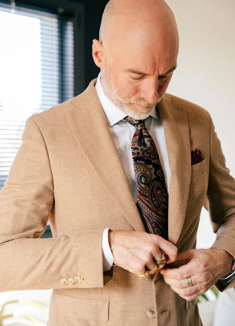 Chemise Le Chemiseur look veste beige