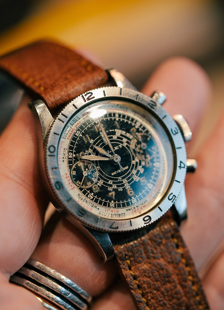 Gallet Multichron Regulator des années 30