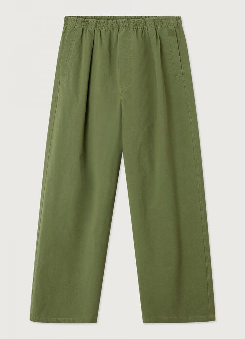 Pantalon Zahbay vert camouflage American Vintage pour homme