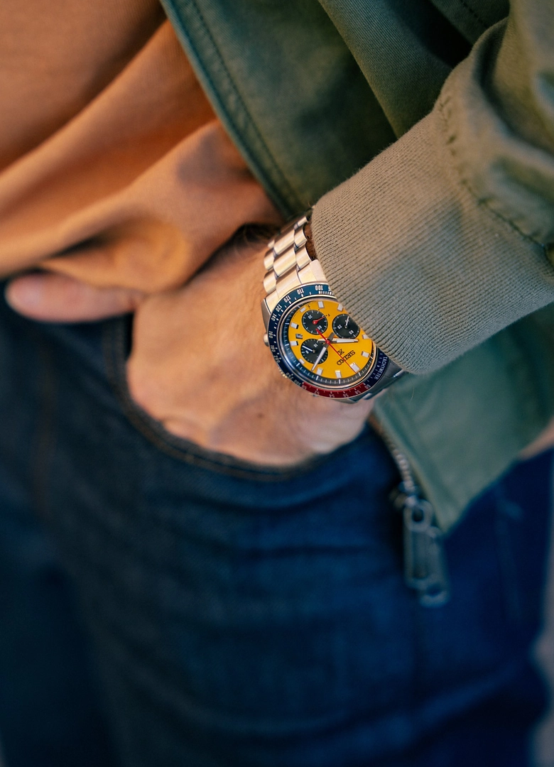 Seiko Speedtimer poignet poche