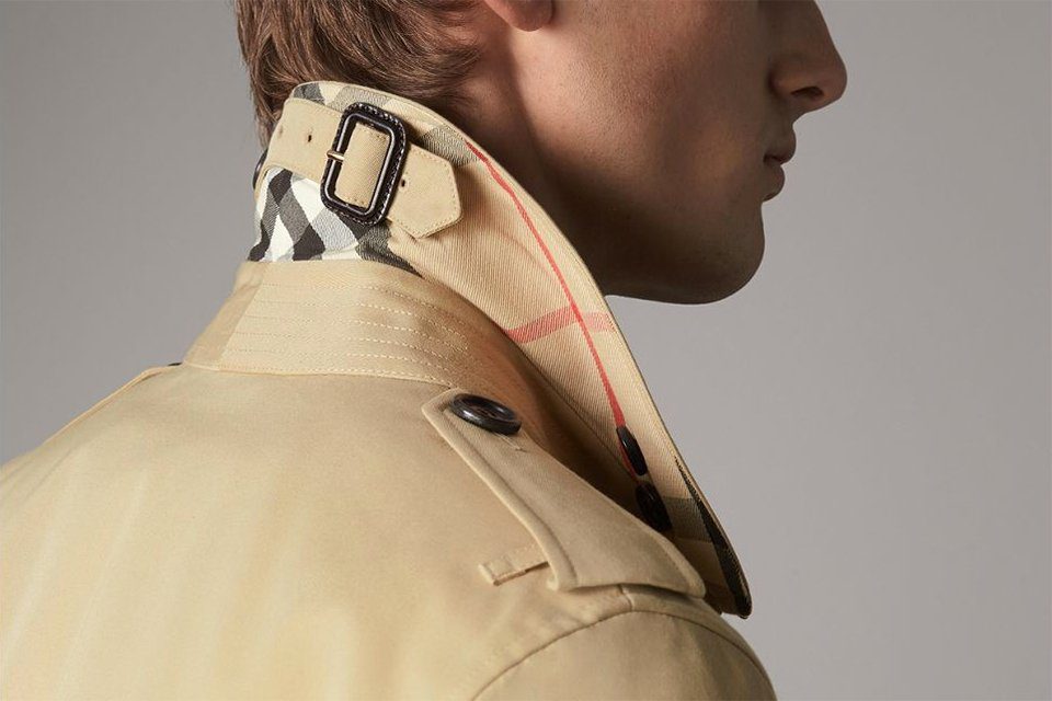 Illustration trench Burberry