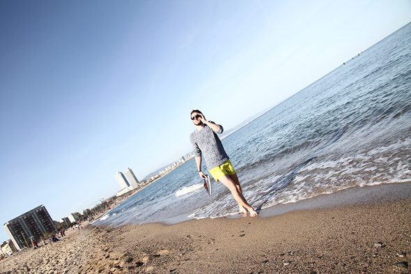 Martine à la plage