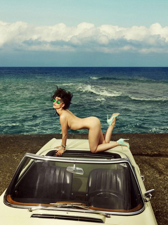 Crystal Renn Car