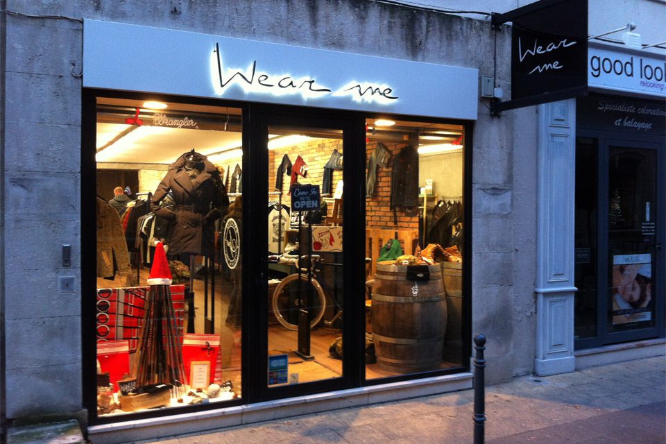 façade boutique wear me Avignon