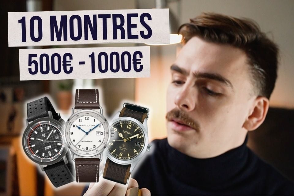 Miniature 20 montres automatiques entre 500€ et 1000€ 2022