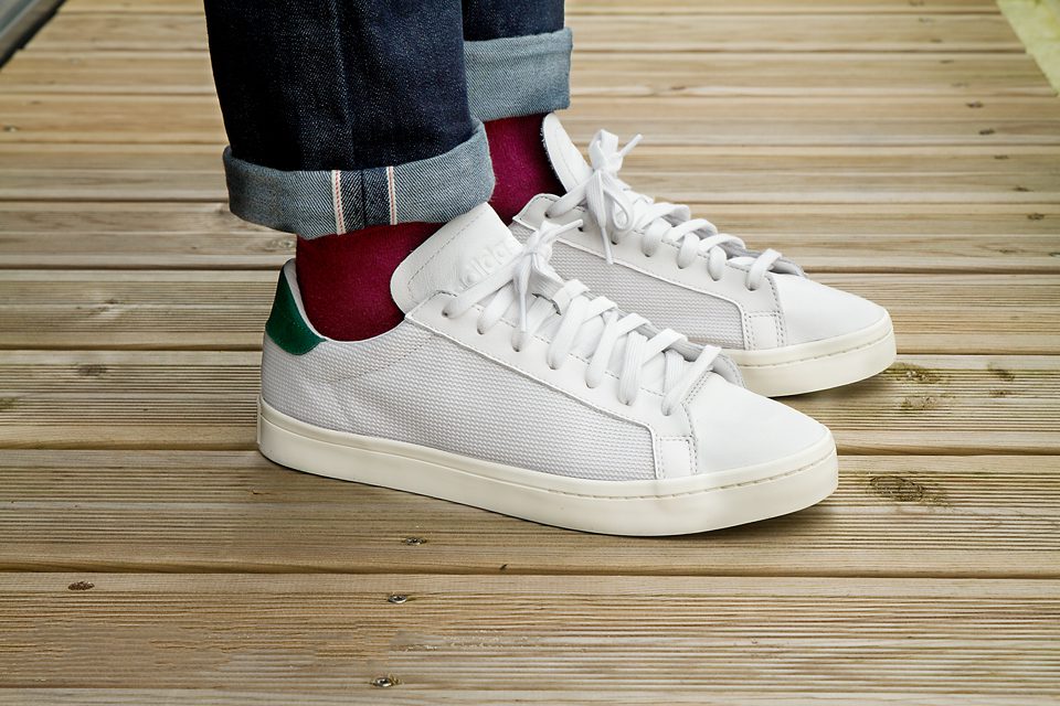 Adidas originals - court vantage cheap - baskets - blanc cassé