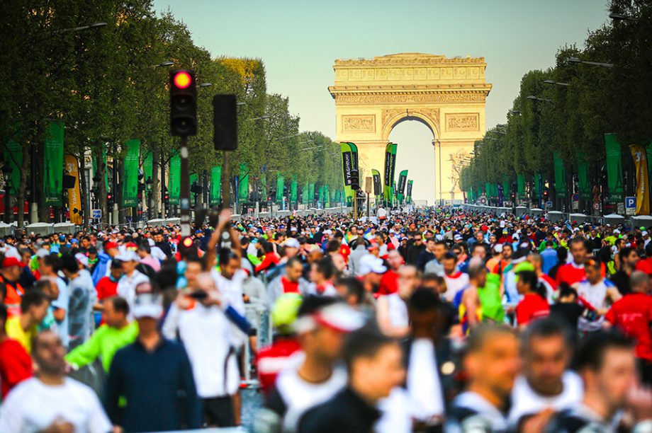 Marathon de Paris Arc de Triomphe