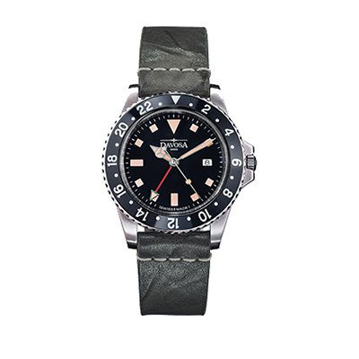 Montre Davosa Diver Vintage-noire