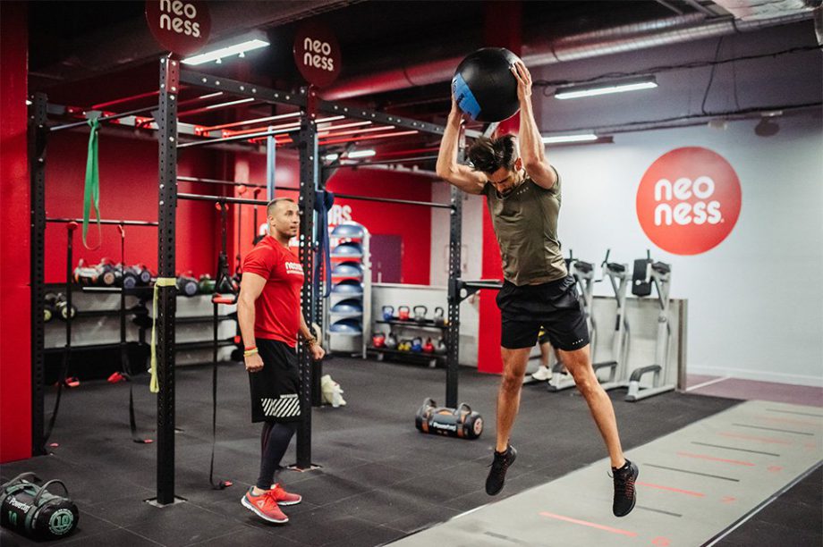 max test noeness slam medecin ball saut