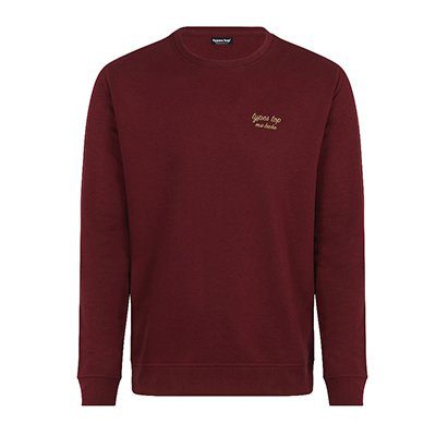 Sweat Les Types Top bordeaux