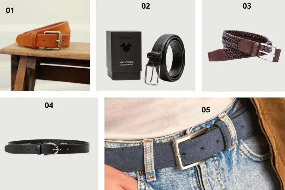 ceintures cuir soldes ete 2025