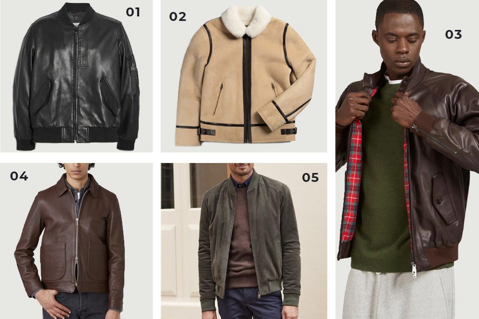 selection blousons cuir en soldes ah22