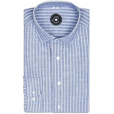 chemise chambray rayé première manche