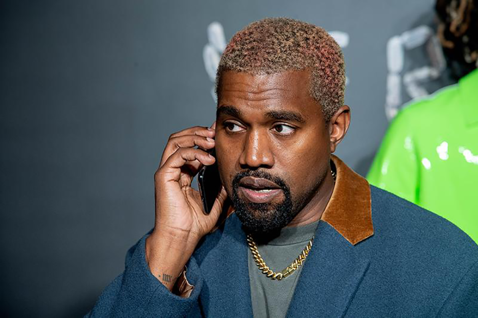 Kanye West Teinture Colorée Veste Bleue