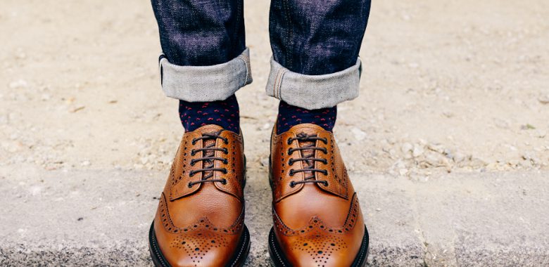 british shoes loake brogues cuir