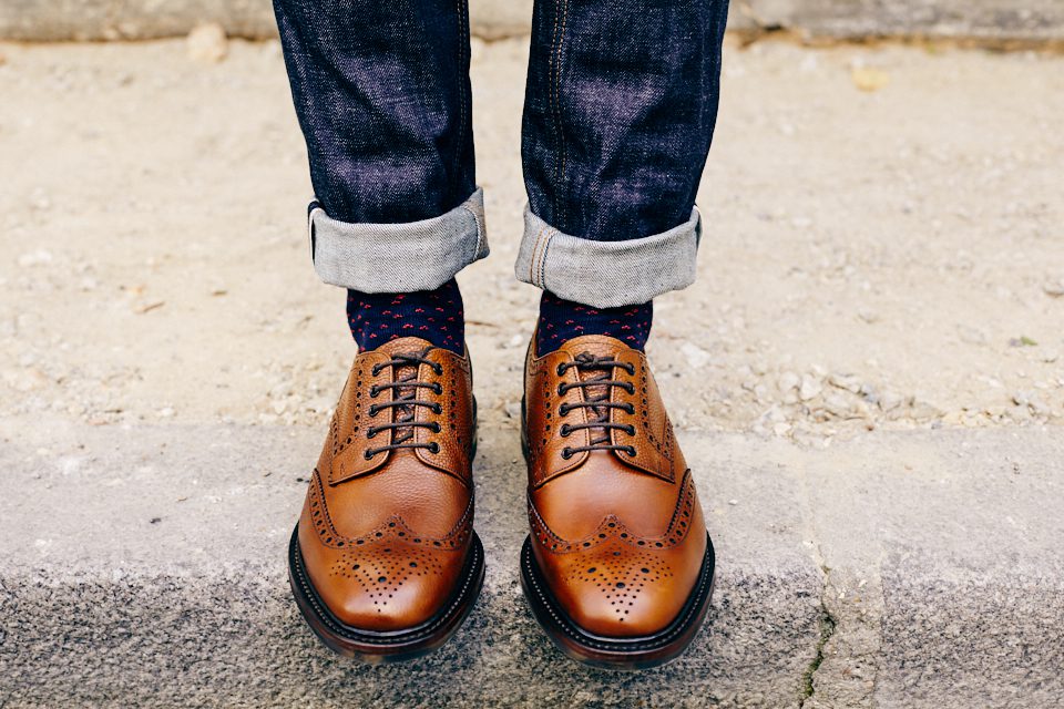 british shoes loake brogues cuir