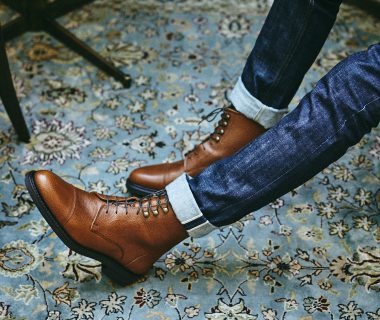 Ypson's wild boots cuir grainé