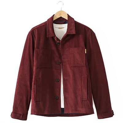 Veste basus en velours côtelé