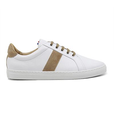 Baskets Jules & Jenn blanc beige