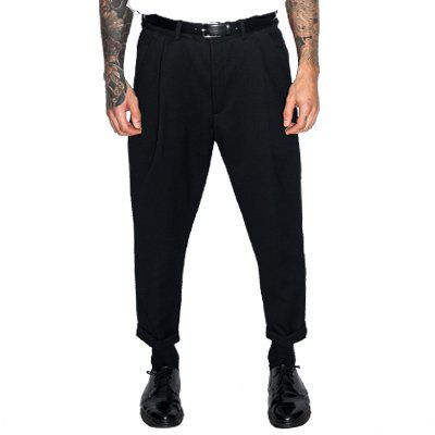 Pantalon laine Over-Size Mondame