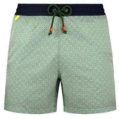 short de bain trawangan khaki mosaic gilis