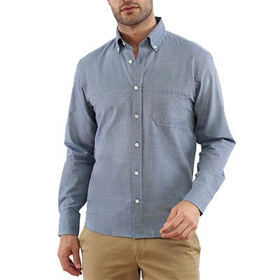 chemise en chambray en coton biologique Lautrec