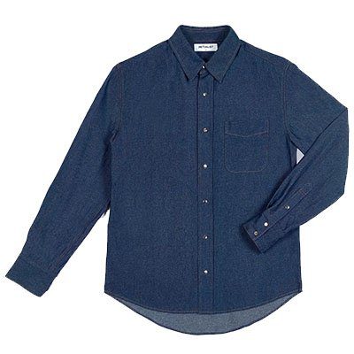 chemise en denim japonais the initialist