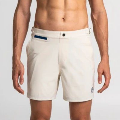 short de bain stretch beige Debayn