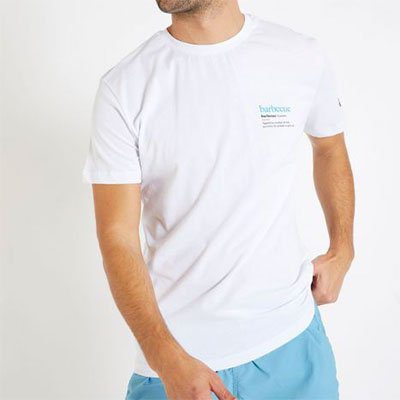 t-shirt blanc Barbecue 1789 cala