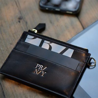 porte-carte en cuir Pranay