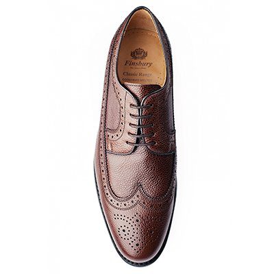 Derby Finsburry Barton marron grainé