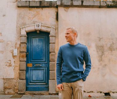 Pull Bleu Indigo