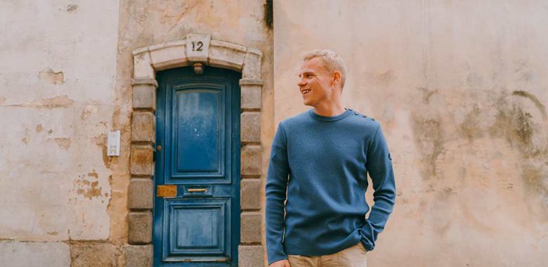 Pull Bleu Indigo