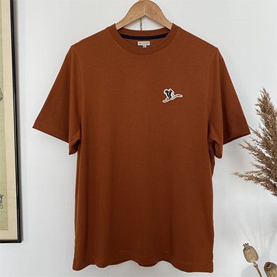 t-shirt patch brodé cigogne Zonaym