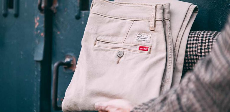 Chino Beige Homme