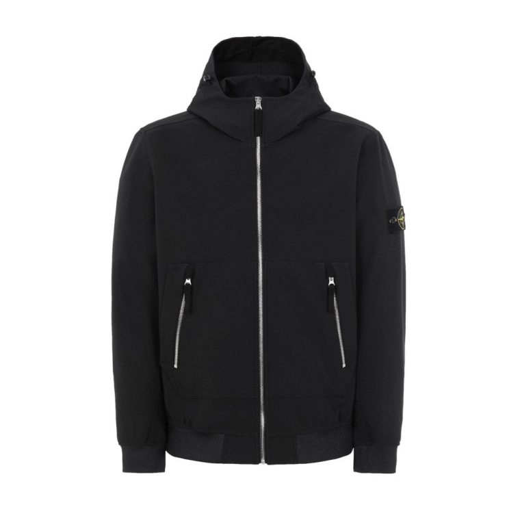 veste légère stone island noire