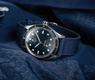 montre concordia charlie bleue