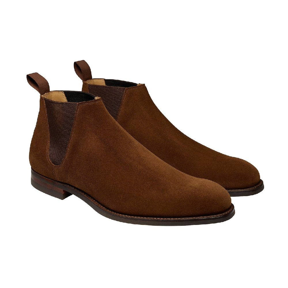 chelsea boots crockett & jones marron