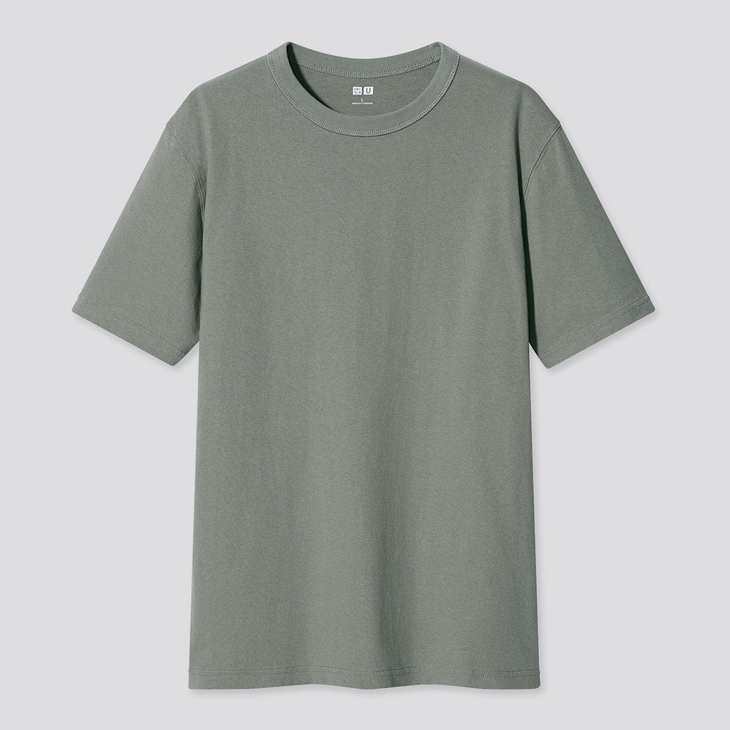 t-shirt uniqlo u kaki