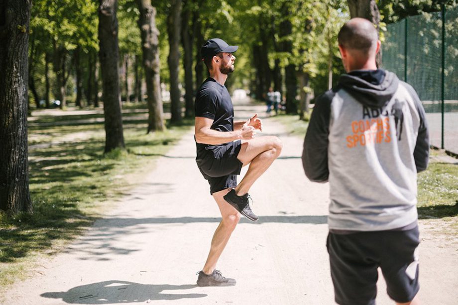 coaching homme avis ABC coach sportif montee genoux