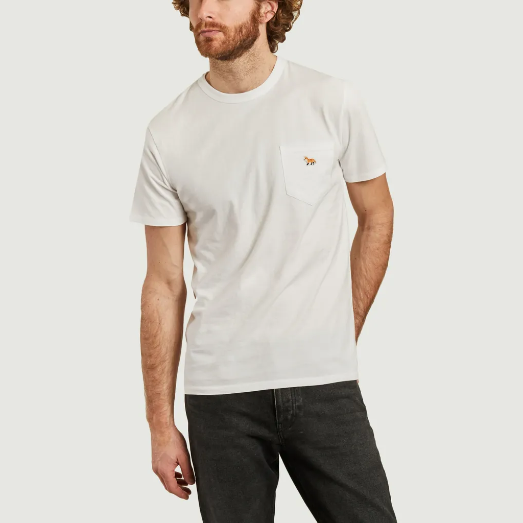 t-shirt maison kitsuné blanc